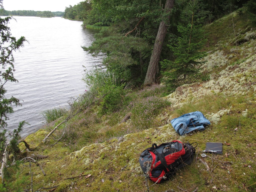 Wildes Campen irgendwo in Schweden.