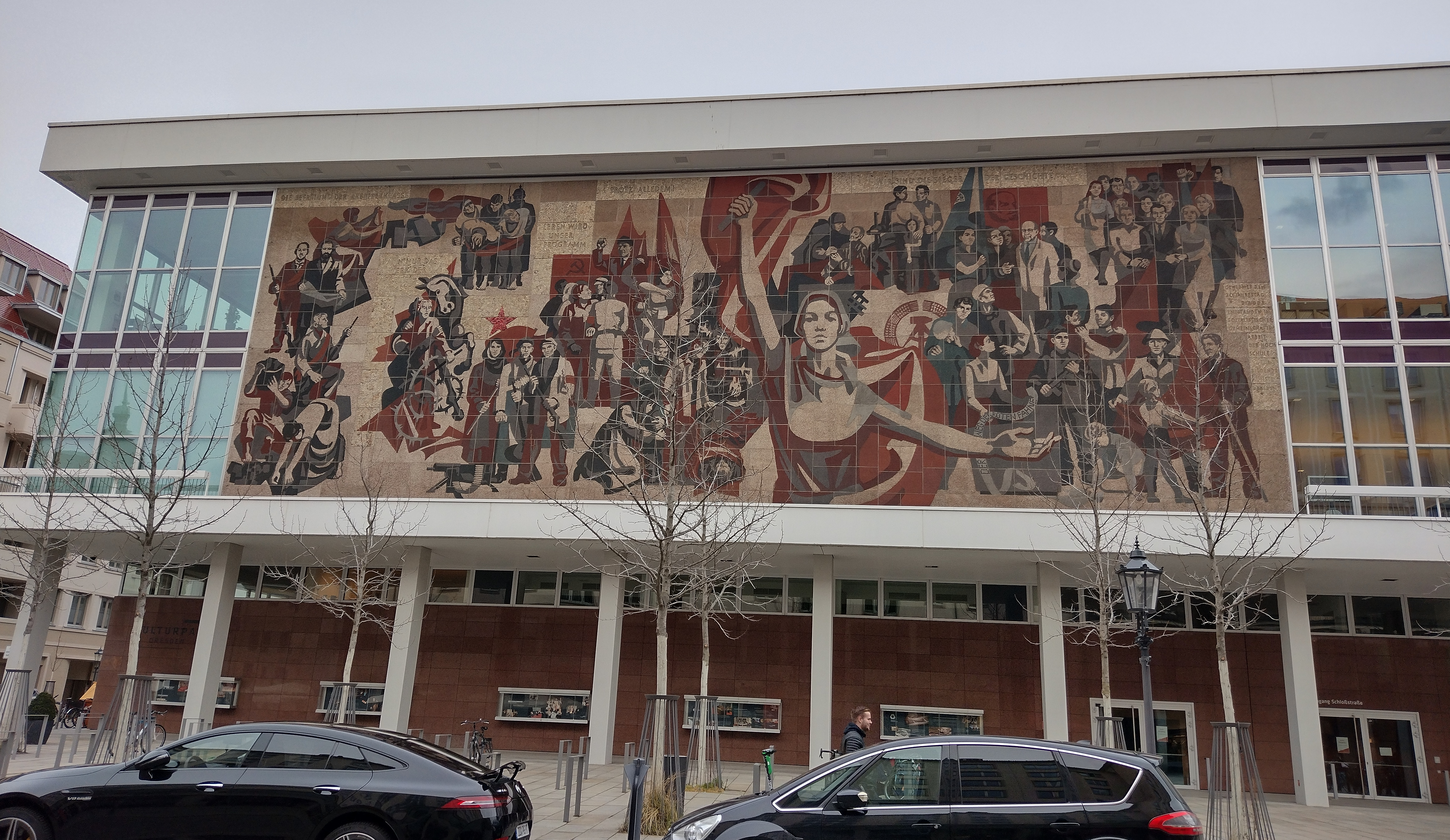 Mosaik am Kulturpalast Dresden